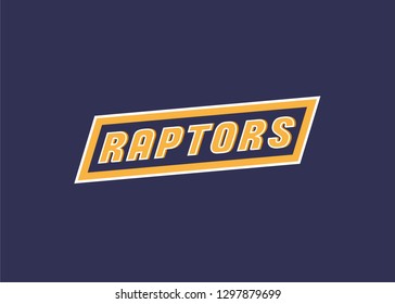 LOGO PACK ''RAPTORS''