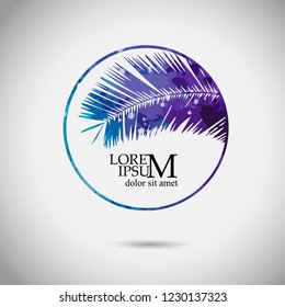 Logo palm leaf