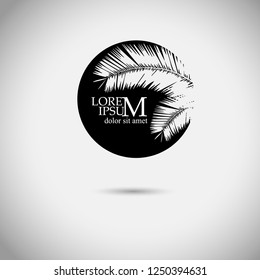 Logo palm leaf