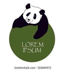 Logo with the pandas.
