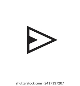 Logopapier-Ebene einfaches Design-Template-Element mit unscharfem Hintergrund