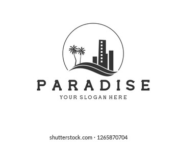 logo for paradise