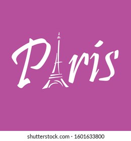 Logo Paris Eiffel Tower beauty logotype Salon Romantic Romance