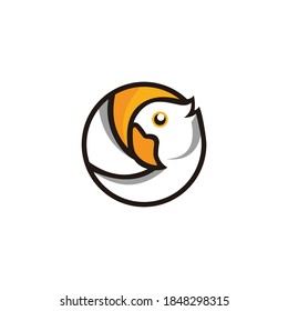 logo parrots icon vector templet