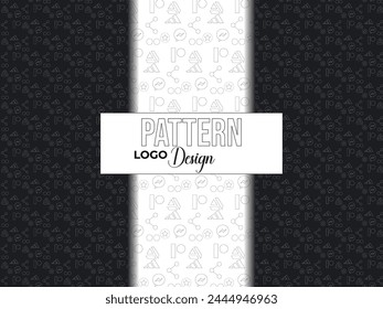 Logo pattern design template layout