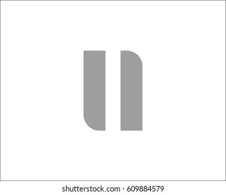 Logo Pause Button Grey Simple