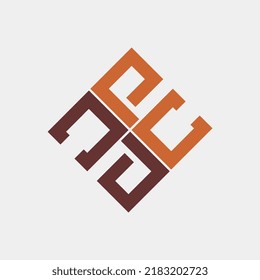 logo PC letter company name