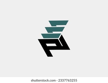 Logo pe letter company name