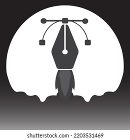 Logo Pen Tool icon pen