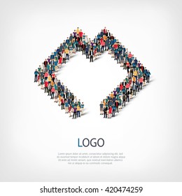  logo people 3d