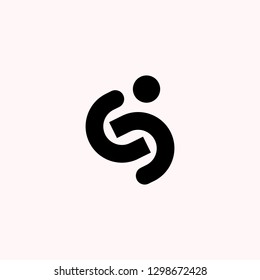 logo of people in groups with simple, logo ready to use letter I UN- Vector