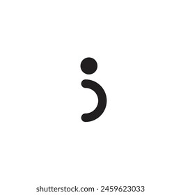 Logo people pregnant simple line minimalist with blank background