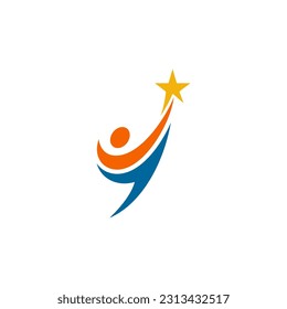 Logo of people reaching for stars