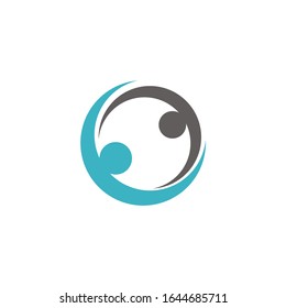 logo people team design vector modern graphic