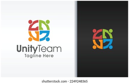 logo of people united in circle