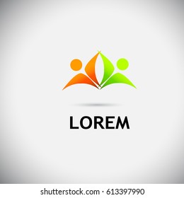 Logo people. Vector