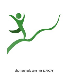 Logo people vector illustration