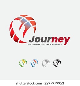 Logo is perfect for tourism, freedom, travel agency and for poor world economy, organizational donation branding.