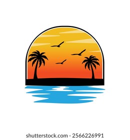 The logo is perfect for your beach vacation