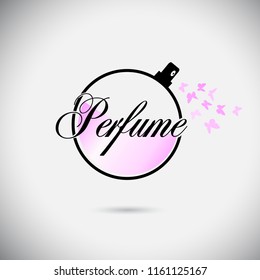 Logo Perfume. Vector
