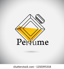 Logo perfume. Vector