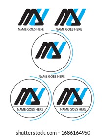 Logo for a person or company whose name contains MU letters 