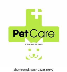Logotipo para el cuidado de las mascotas , Logo veterinario , Diseño del logotipo para el concepto de cuidado de las mascotas