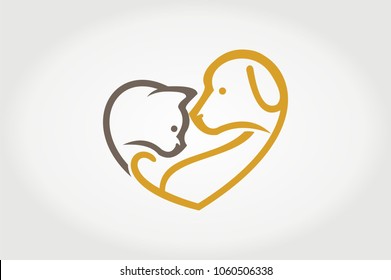 logo for pet store and veterinary