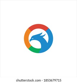 logo phonix icon templet vector templet