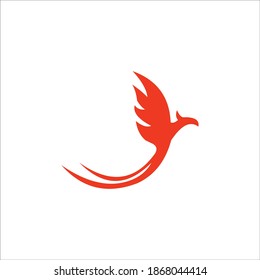 logo phonix icon templet vector