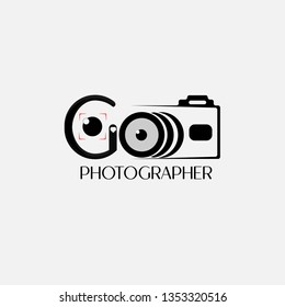 logo photographer, can use for photo studio logo.