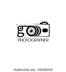 logo photographer, can use for photo studio logo.