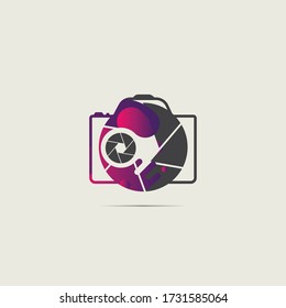 Logo photography studio, photographer, camera, photo. Company, brand, branding, corporate, identity, logotype.