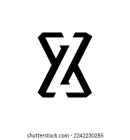 The logo is pictogram the letter Z and X. Unique and elegant.