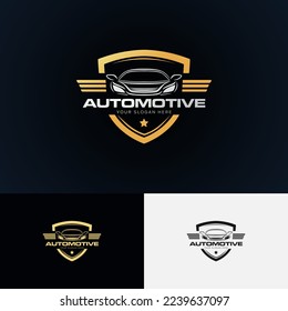 Logo Pictoral Automotive Car Protector Shield with Premium Style Gold Color This is very suitable for workshops, clubs, teams, companies engaged in the automotive sector, symbols for clothes
