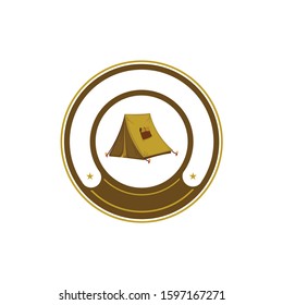 
logo picture of camping tent