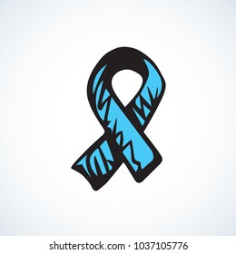Logo pin of Peace, achalasia, mouth tumor, dysautonomia, Adrenocortical carcinoma, transverse myelitis, tuberous sclerosis, Stevens-Johnson syndrome. Handdrawn doodle graphic  healthcare issue concept