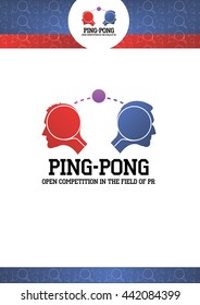 Logo Ping Pong, Logo PR, logo Feedback