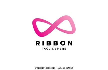 Logo pink bowties tie symbol of elegance women cancer 