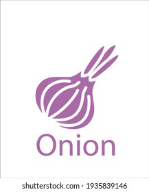 un logotipo de cebolla rosa