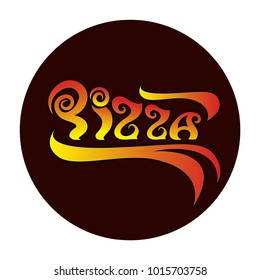 logo Pizza on white background