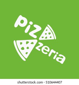 Logo Pizzeria Vector Graphic Pieces Pizza Stock Vector (Royalty Free ...