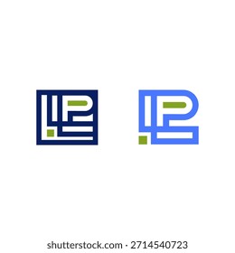 Logo PL or LP Square Logo