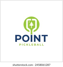 logo of a place to play golf balls.pickleball logo