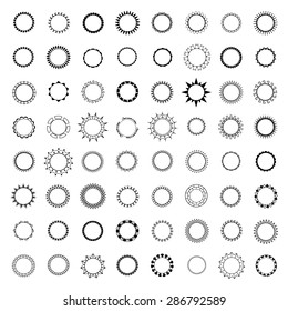 Logo place sign set,elements,placeholder and logo frames.Feminine
