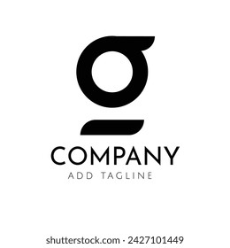 logo with placeholder text for company name and tagline.