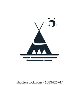 logo Plains Indians - Teepees, Tipi, Tepee Vector illustration EPS 10