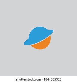 logo planet icon templet vector