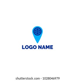 Logo planet network, logo Internet, planet earth, Internet