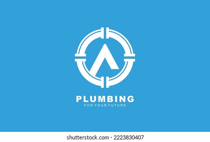 A logo plumbing for identity. letter template vector illustration for your brand.